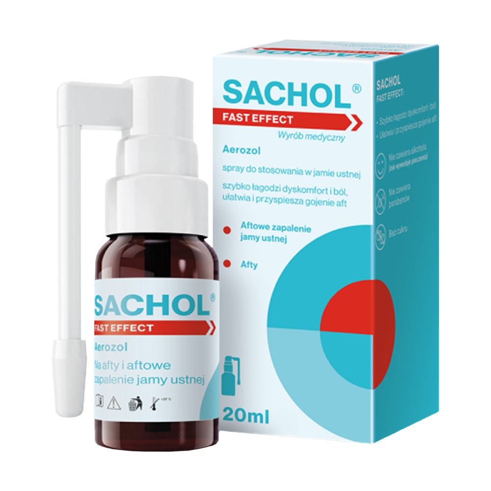 Sachol Fast Effect aerozol, 20ml