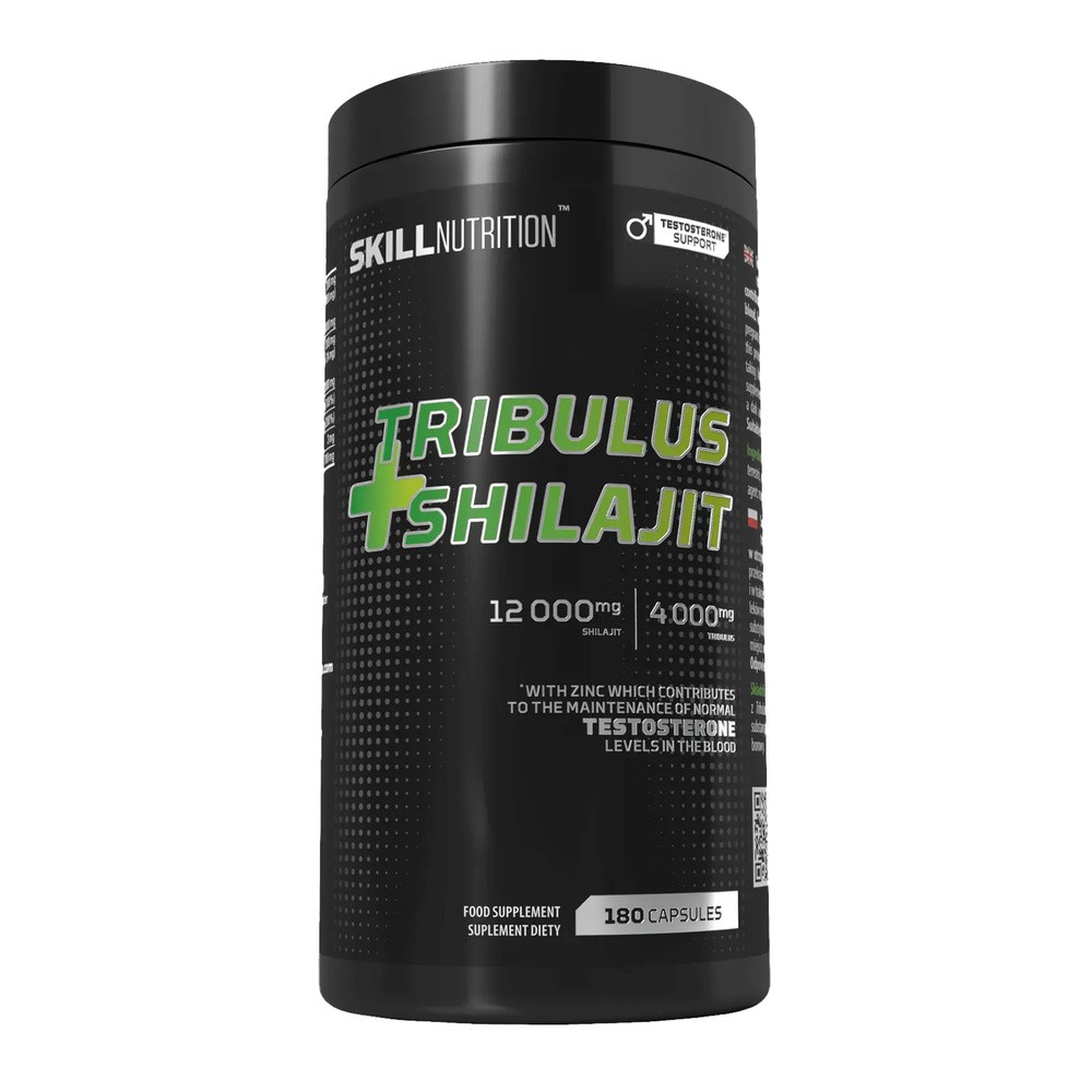 Skill Nutrition Tribulus + Shilajit, kapsułki, 180 szt.