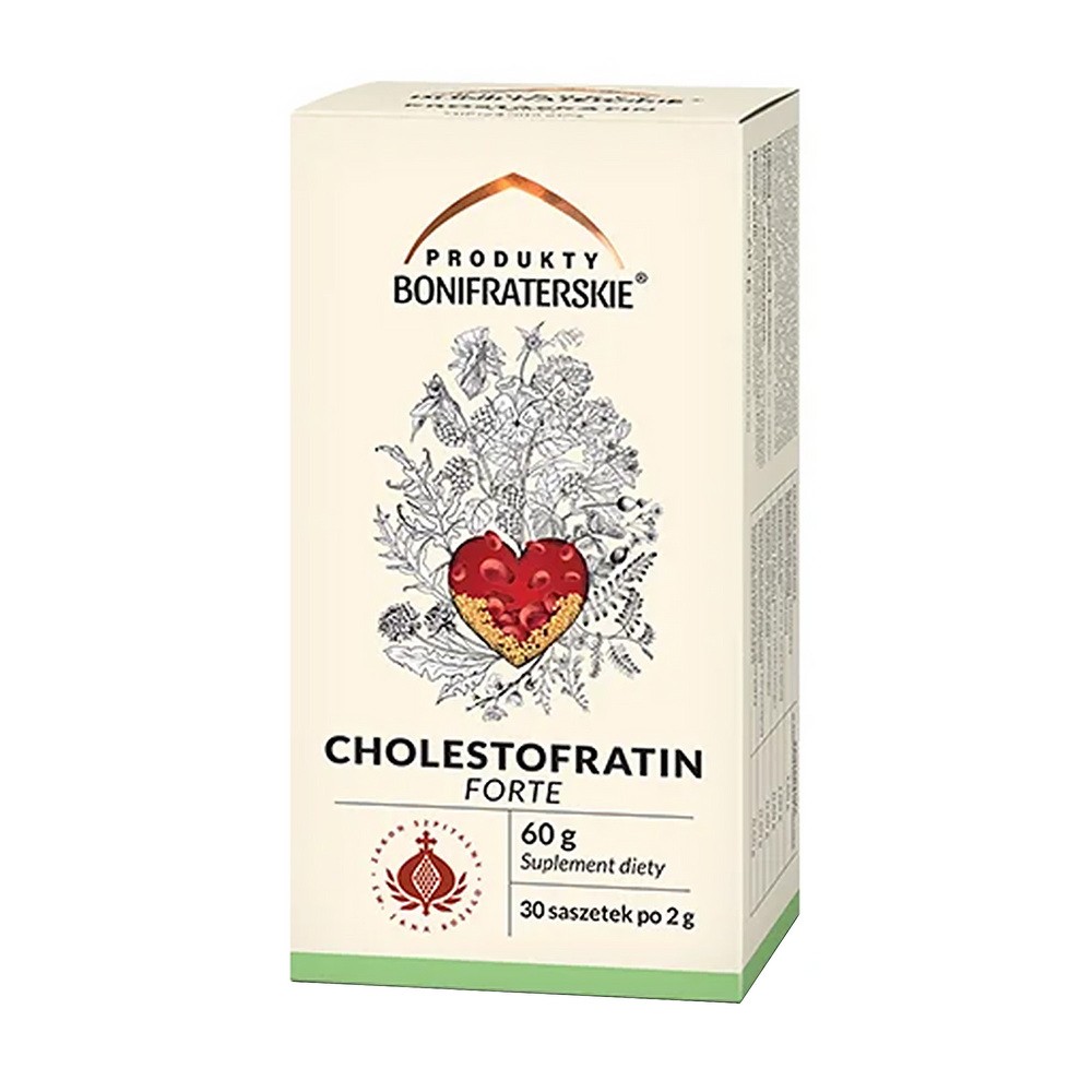 BONI FRATRES PHARMACEUTICAL SP. Z O.O. Cholestrofratin Forte 30 saszetek BONIFRATERS 1121033