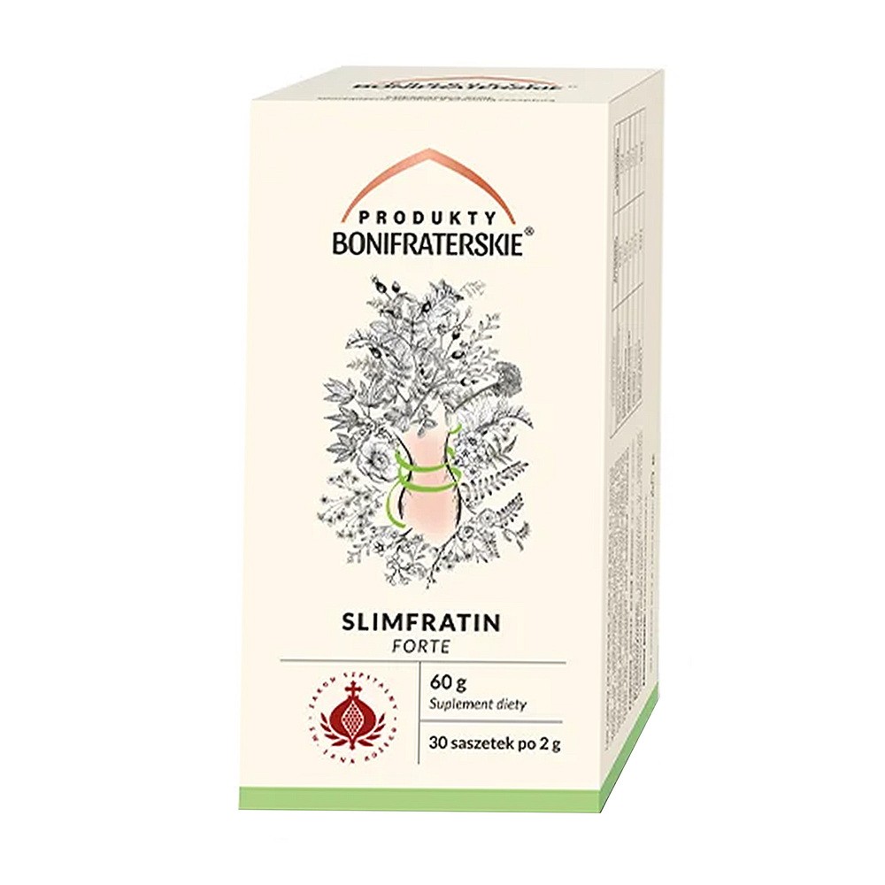 ZAKON SZPITAL. SW. JANA BOZEGO ZAKON SZPITAL SW JANA BOZEGO Produkty Bonifraterskie Slimfratin Forte saszetki 30 sztuk