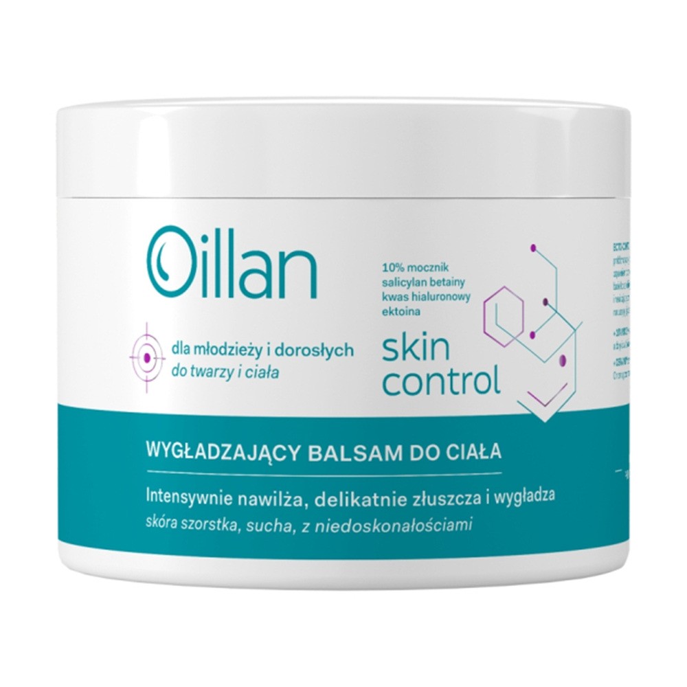 Oillan Skin Control wygładzający balsam do ciała i twarzy z 10% mocznika 500 ml