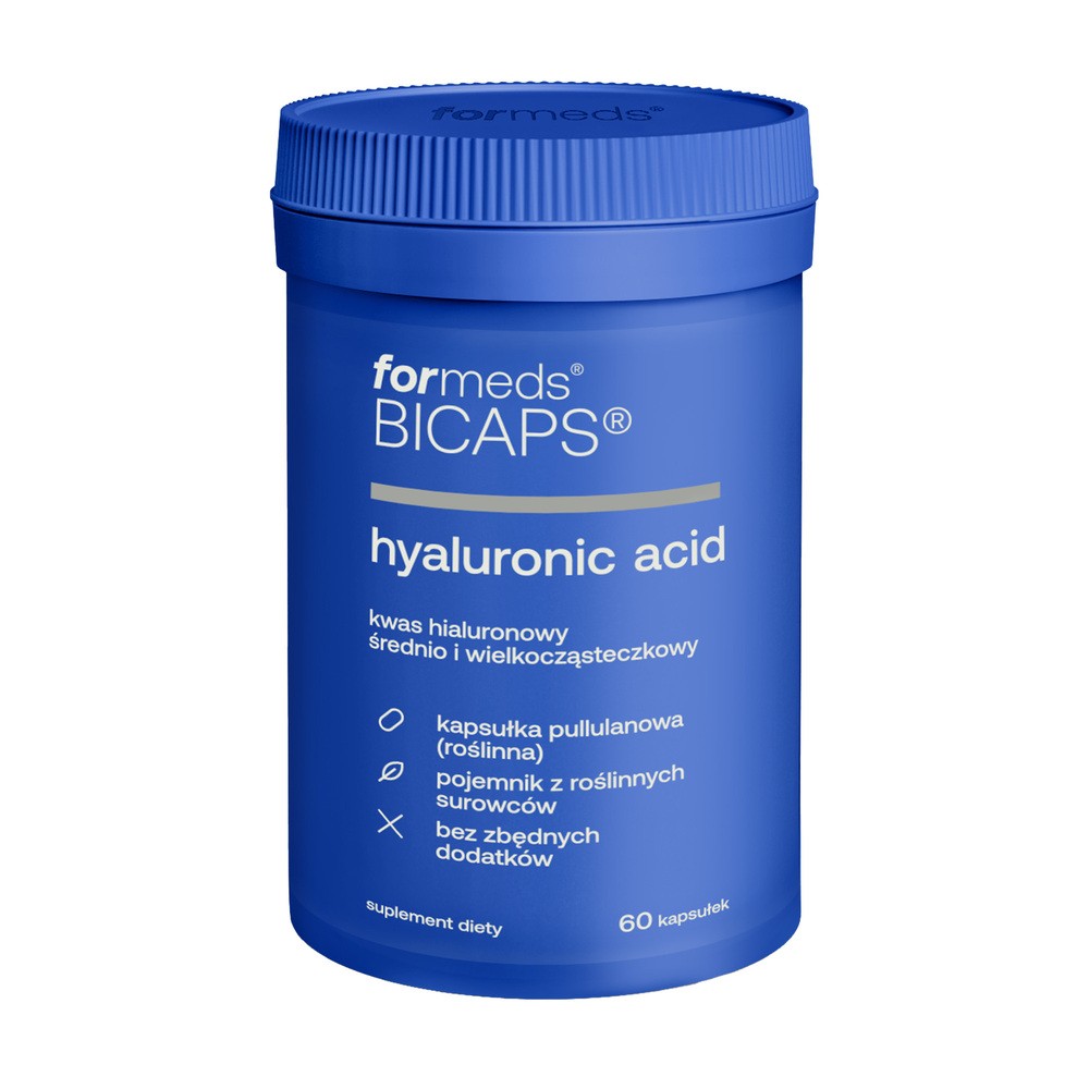 ForMeds Bicaps Hyaluronic Acid, kwas hialuronowy, 60 kapsułek