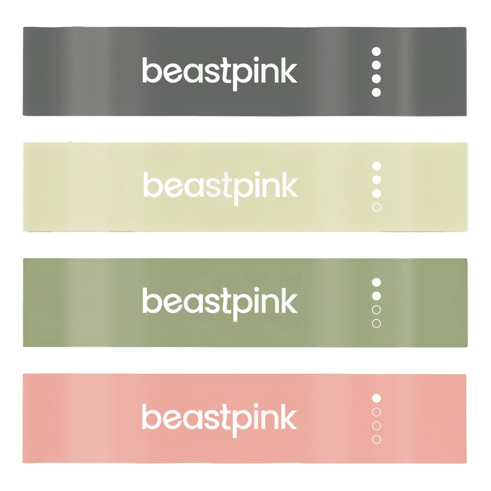GymBeam Beat Pink, zestaw gum oporowych do ćwiczeń, 1 szt.