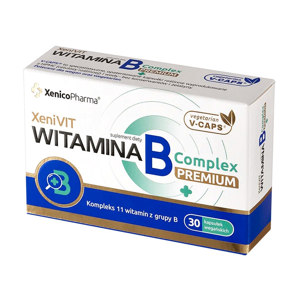 XeniVit Witamina B Complex Premium, 30 kapsułek