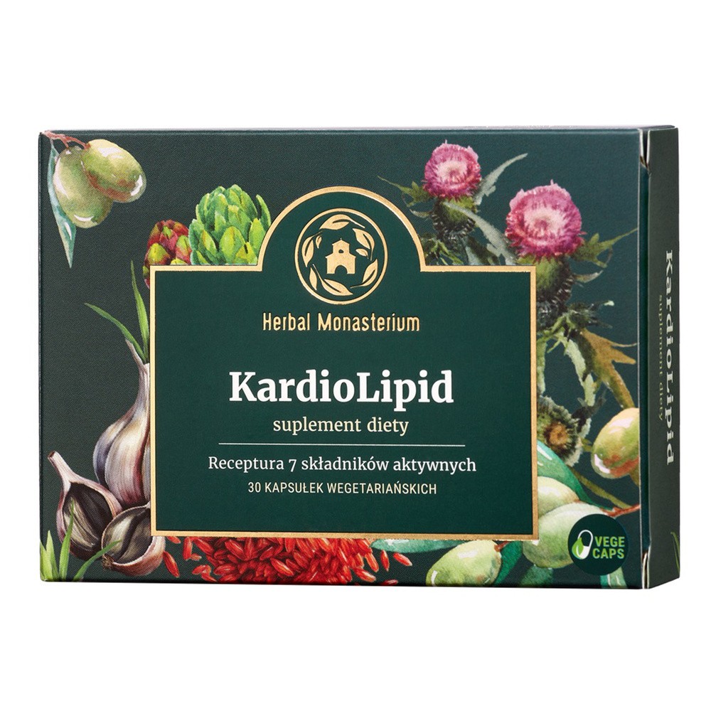 Herbal Monasterium KardioLipid, 30 kapsułek wegetariańskich