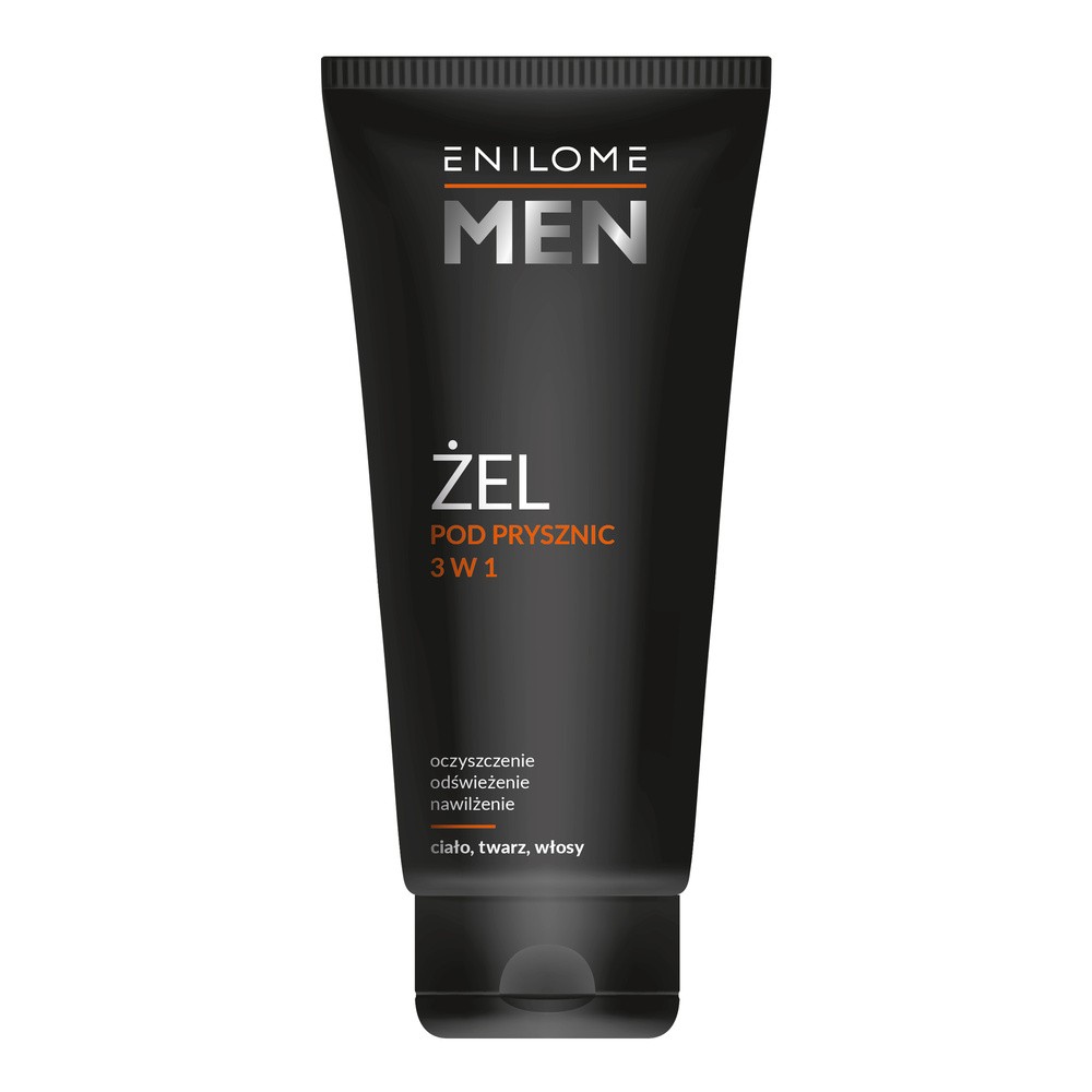 Enilome Men, żel pod prysznic 3w1, 200 ml