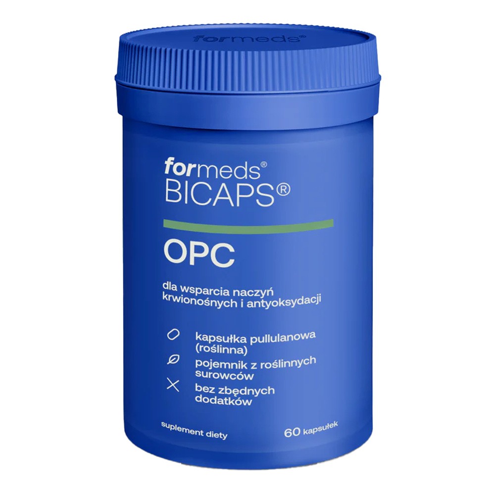 ForMeds Bicaps OPC Ekstrakt z Pestek Winogron, 60 kapsułek