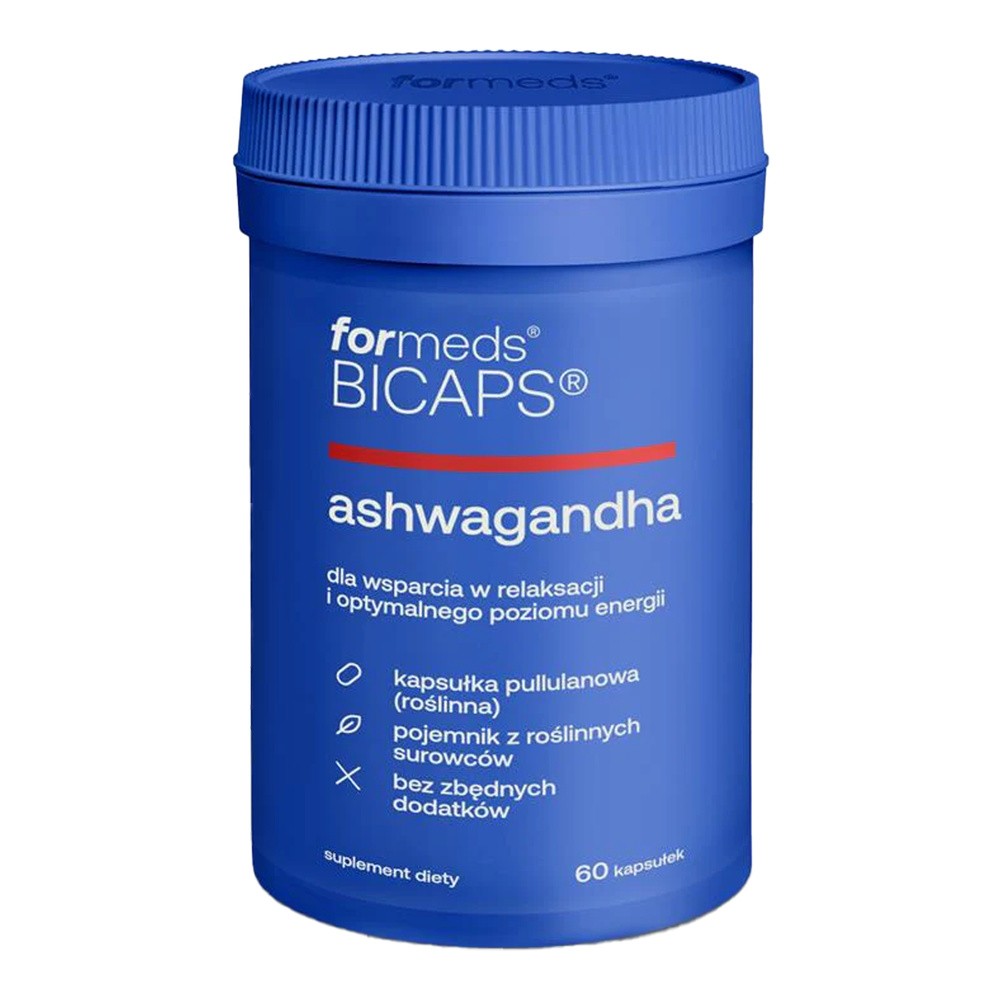 ForMeds Bicaps Ashwagandha, 60 kapsułek