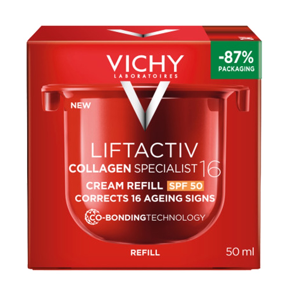 Vichy Liftactiv Collagen 16 Krem do twarzy SPF50, Refill