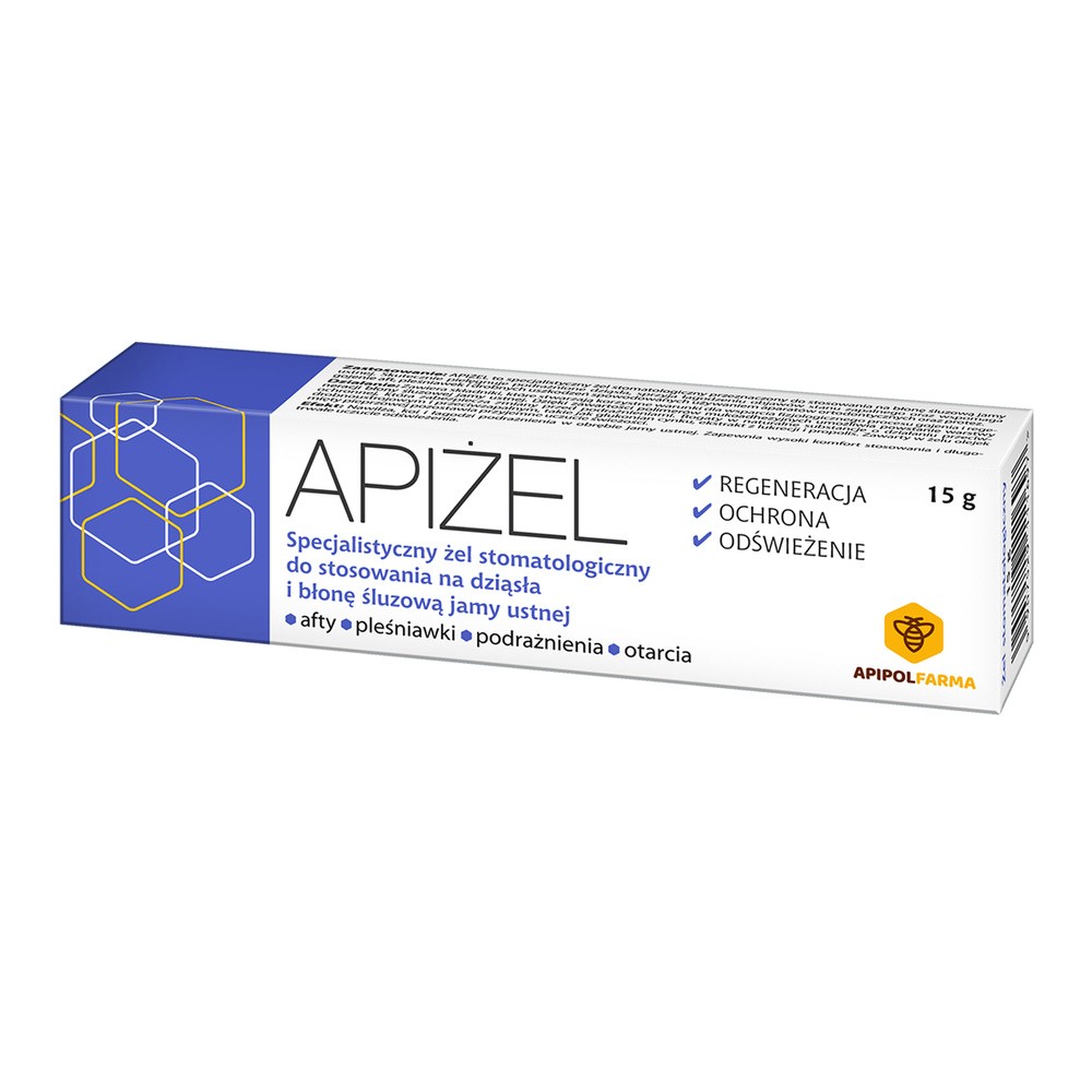 Apiżel, specjalistyczny żel stomatologiczny, 15 g
