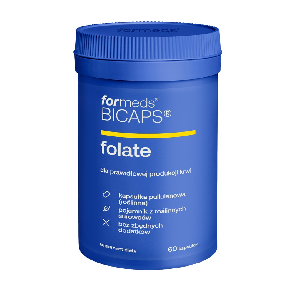 ForMeds, BICAPS FOLATE Kwas foliowy Ciąża Planowanie, Suplement diety, 60 kaps.