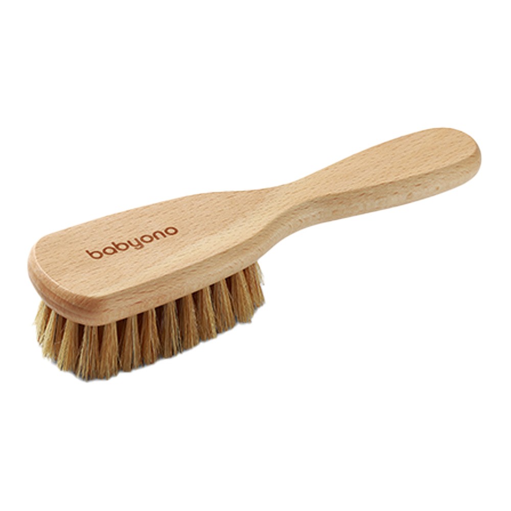 Babyono Szczotka z naturalnego włosia średnio miękka