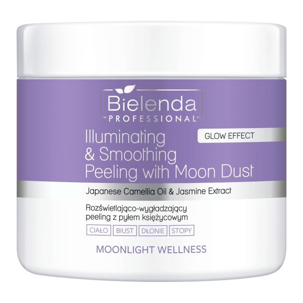 Bielenda Professional Moonlight Wellness Rozświetlająco-Wygładzający Peeling do Ciała z Pyłem Księżycowym 550g