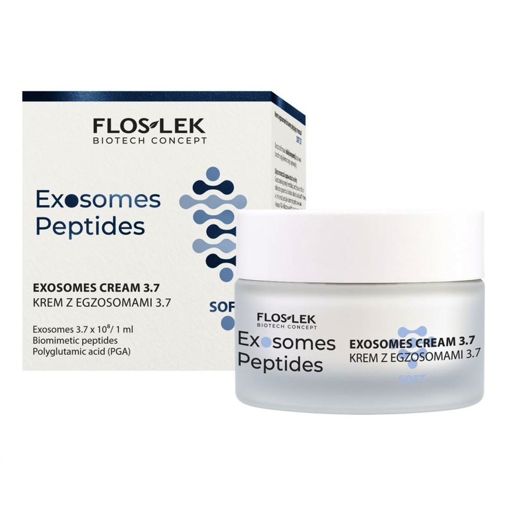 FLOSLEK Exosomes Peptides Krem z egzosomami do twarzy spłycający zmarszczki