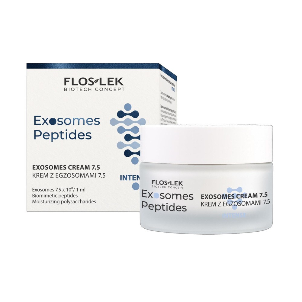 FLOSLEK Exosomes Peptides Krem z egzosomami do twarzy zwiększający gęstość skóry 50 ml