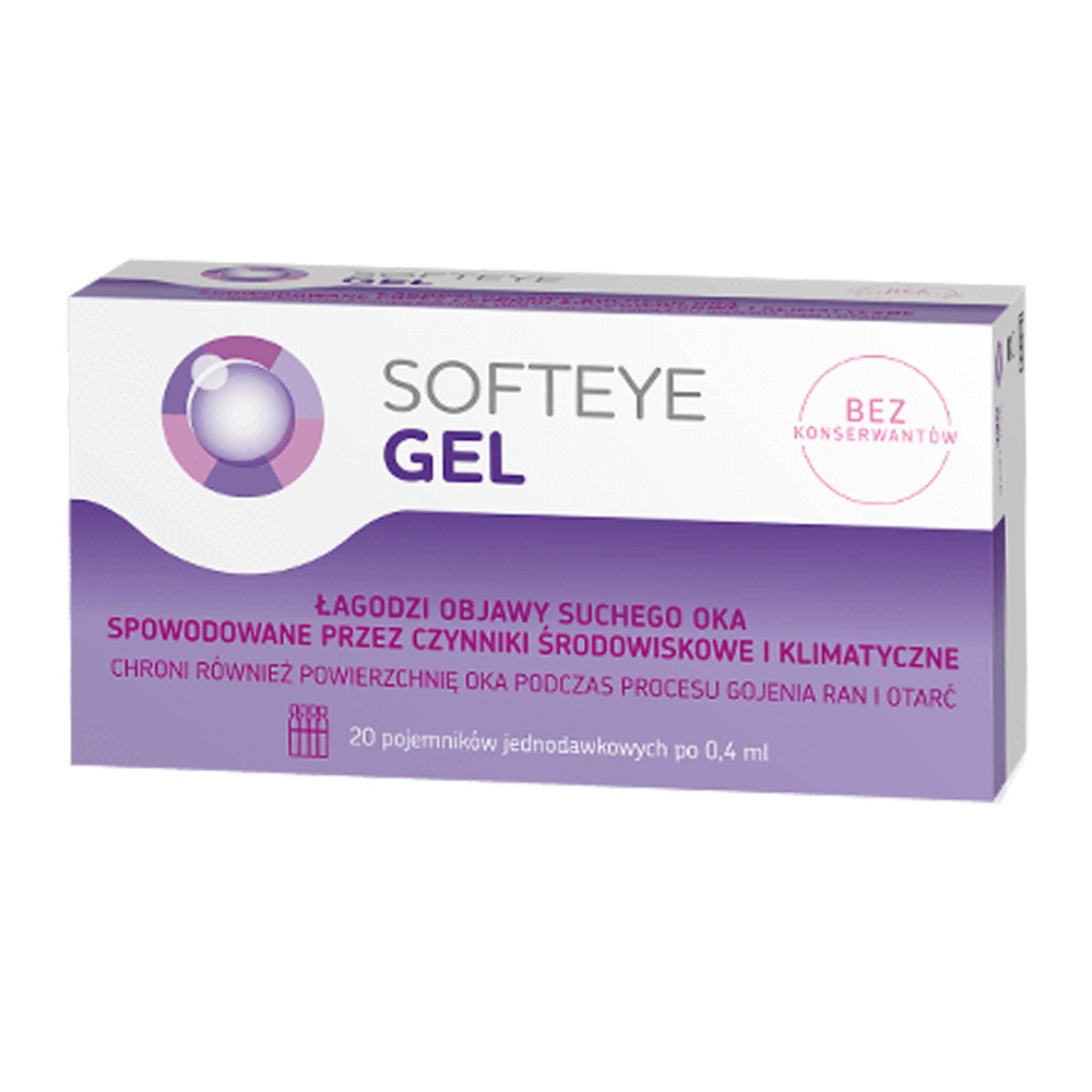 Softeye Gel – wyrób medyczny (20 x 0,4 ml)