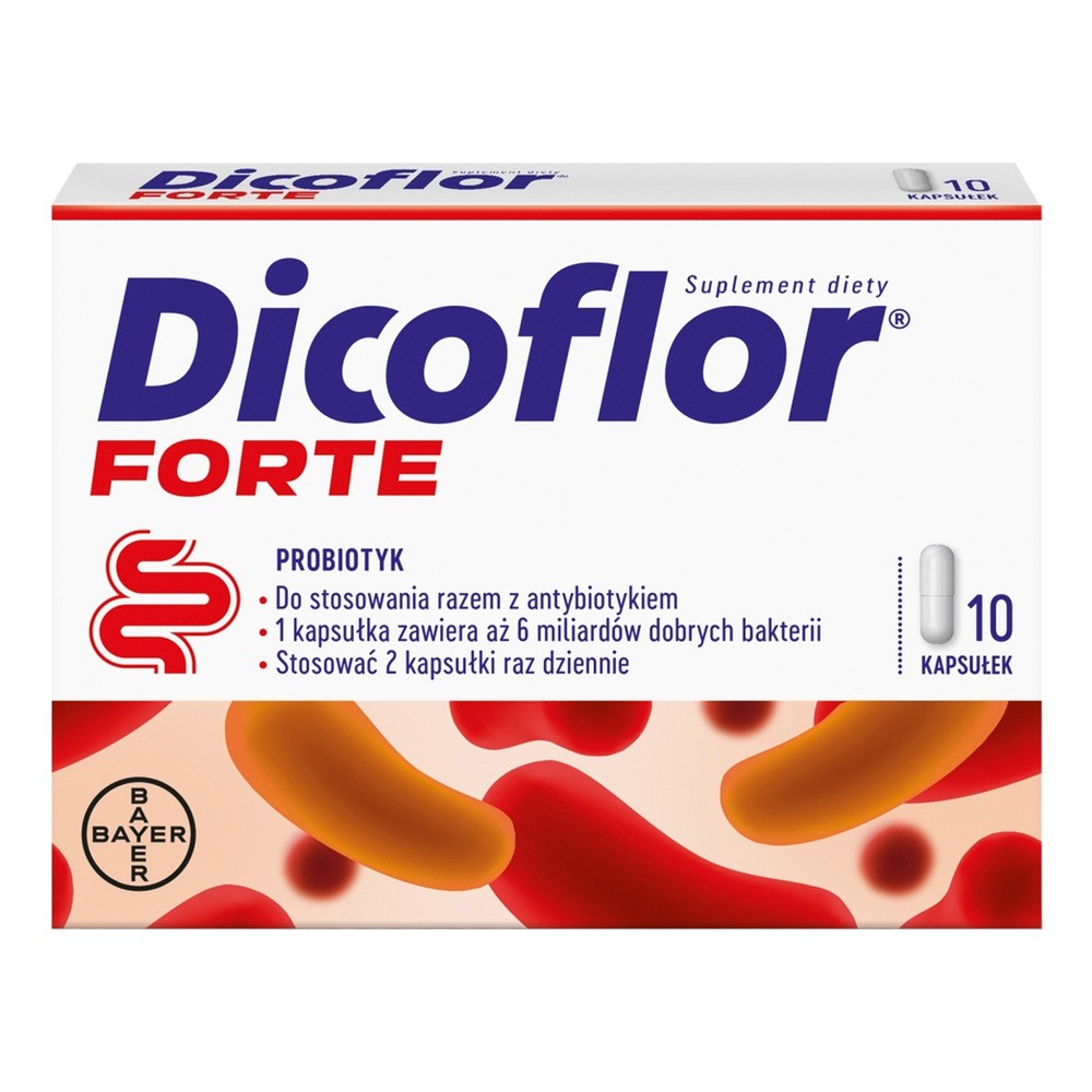 Dicoflor Forte probiotyk, 10 kaps.