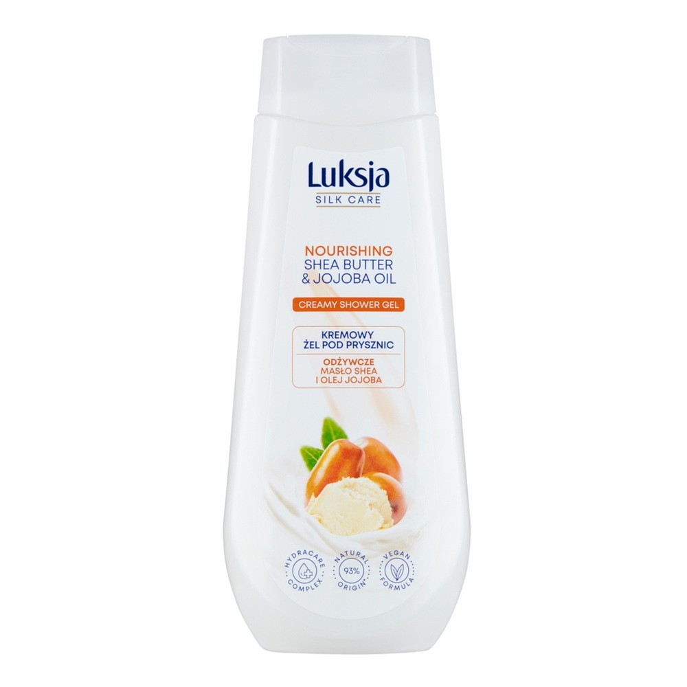 Luksja, Silk Care Kremowy Żel Pod Prysznic Masło Shea I Olej Jojoba, 500 ml