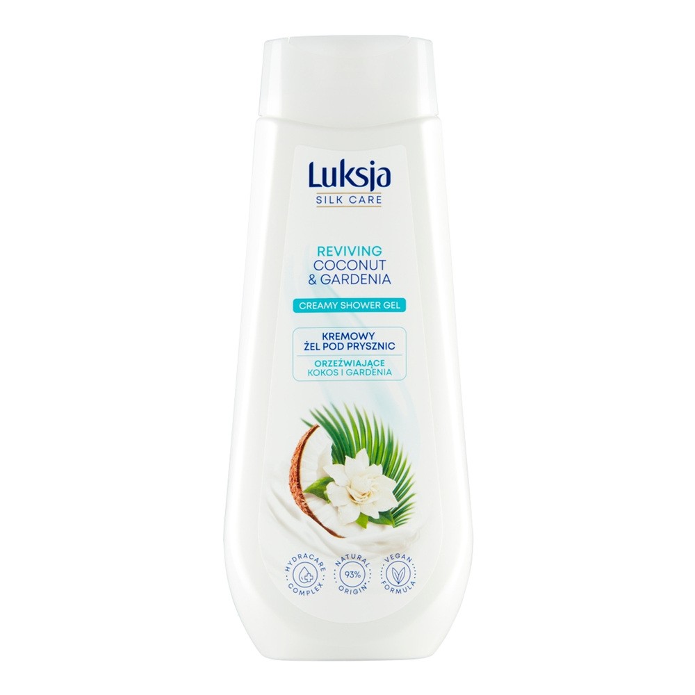 Luksja Silk Care Coconut&Gardenia kremowy żel pod prysznic 500 ml