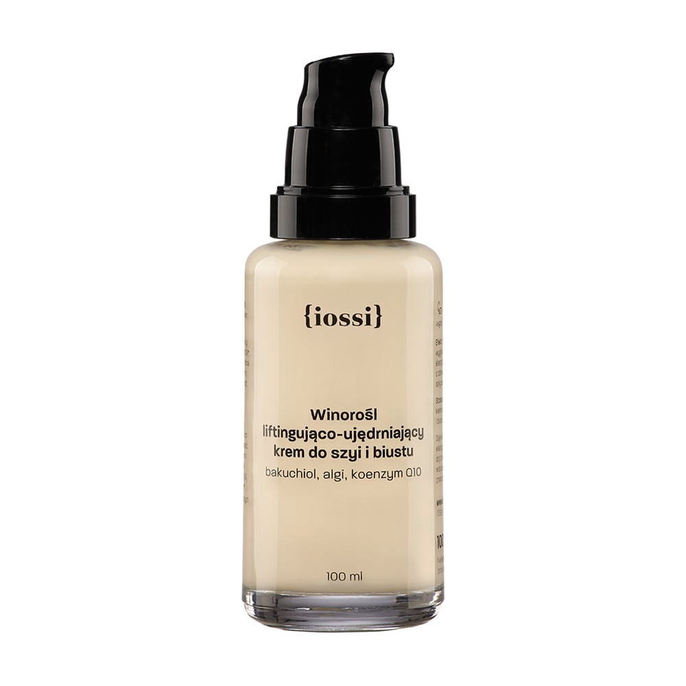 iossi Winorośl Liftingująco-ujędrniający Krem do Szyi i Biustu z Bakuchiolem 100 ml