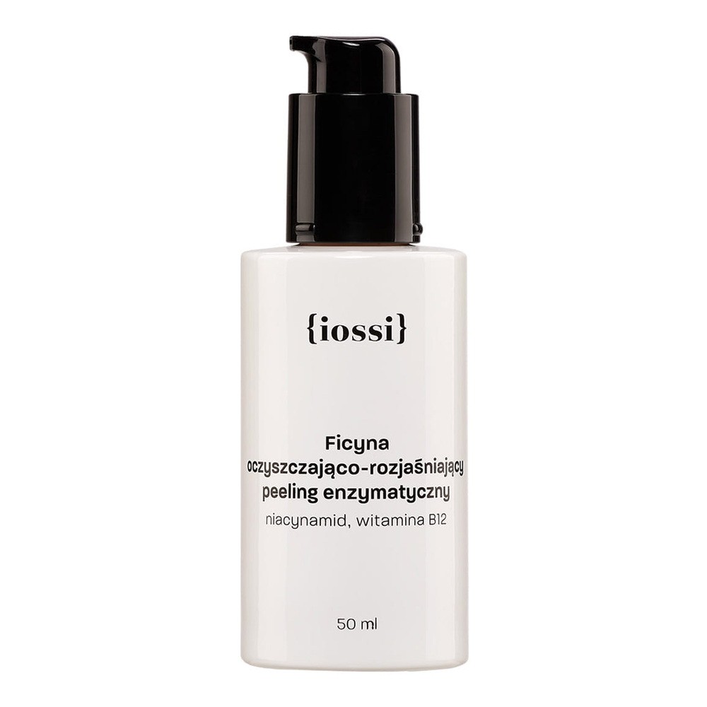 Iossi, Ficyna, oczyszczająco-rozjaśniający peeling enzymatyczny, 50ml