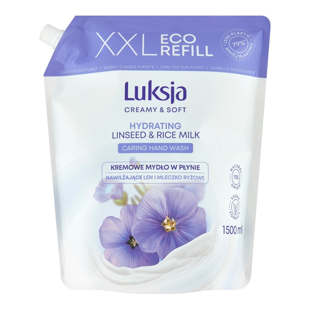 Luksja Mydło w płynie Linseed Zapas 1500 ml