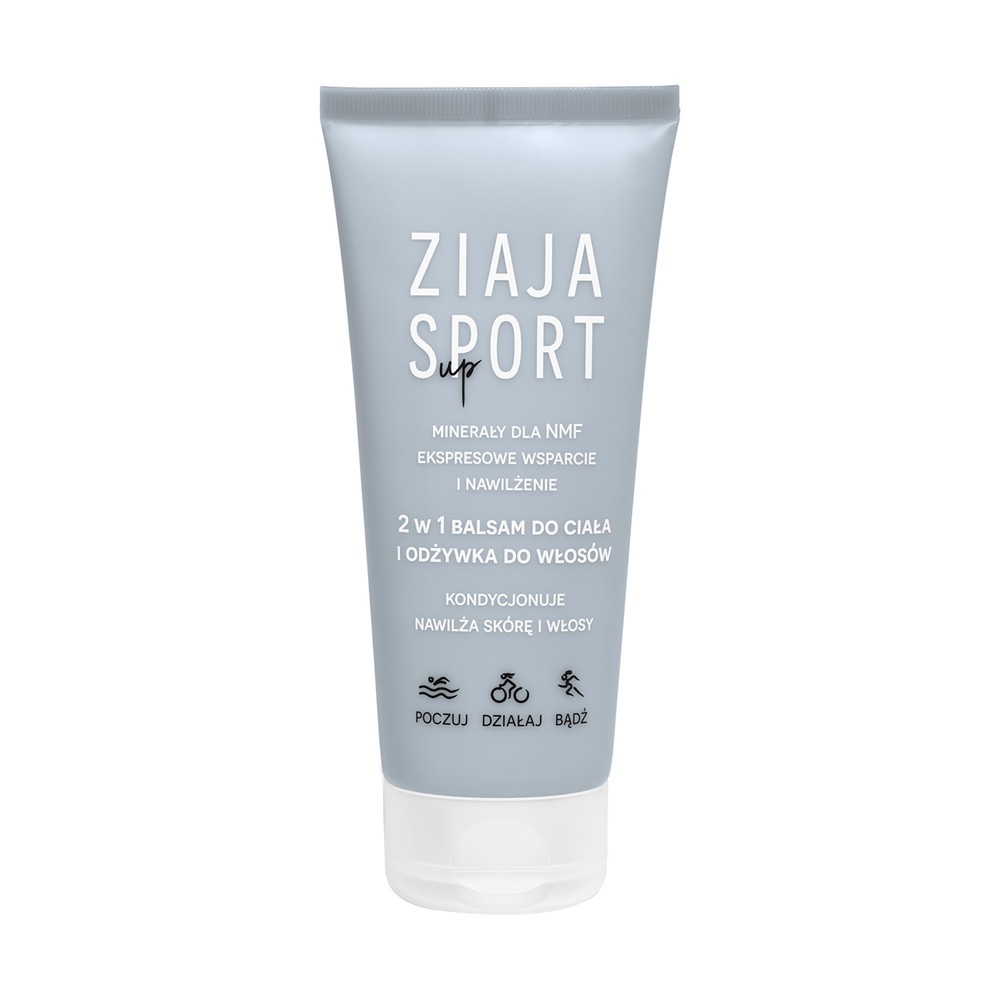 Ziaja Sport Balsam do ciała i odżywka do włosów 2w1