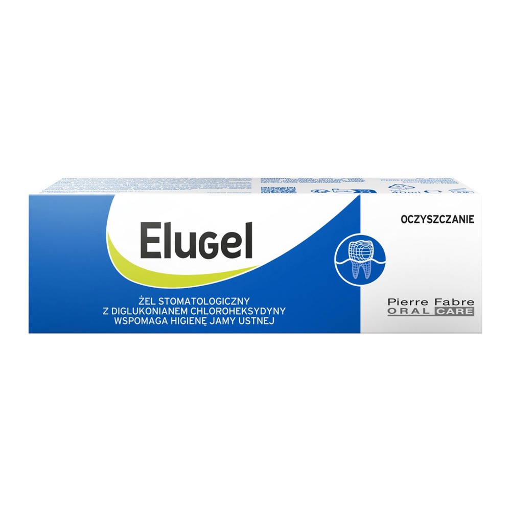 Elugel Oczyszczanie Żel stomatologiczny smak miętowy, 40 ml