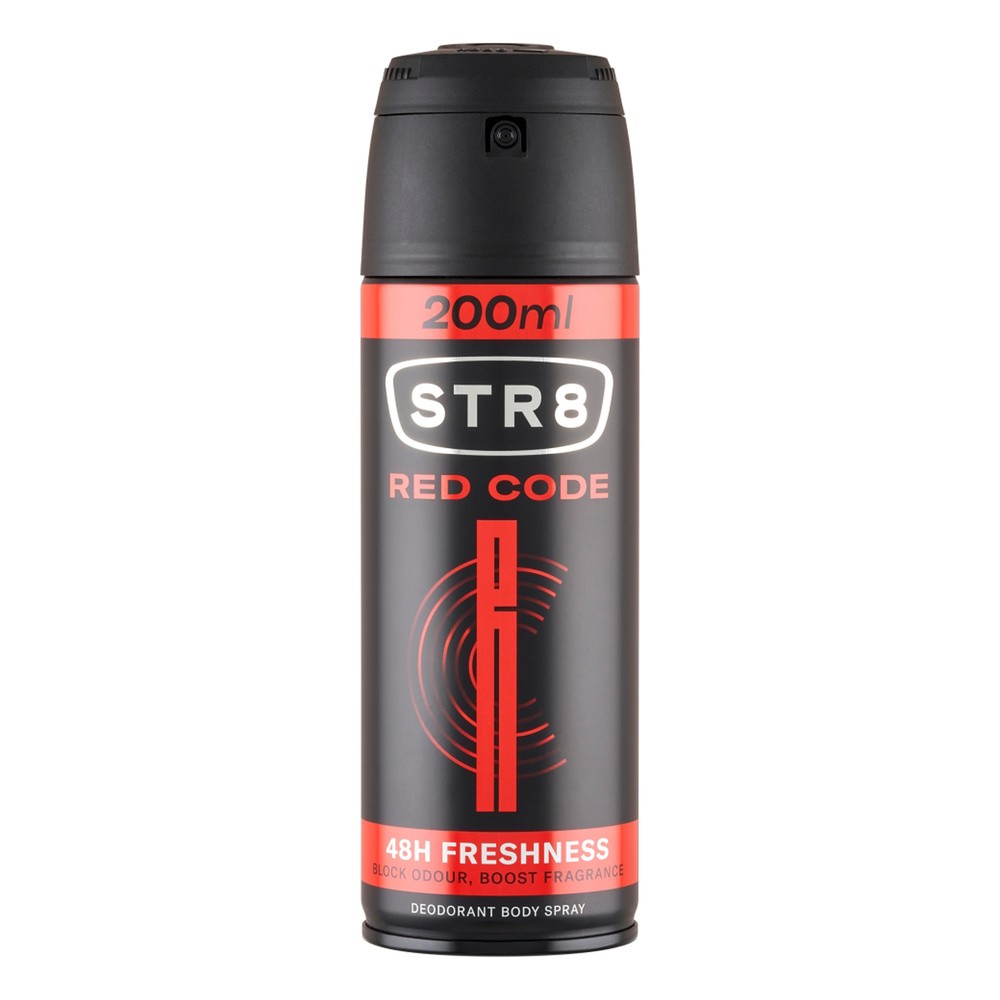 STR8 Red Code, dezodorant męski w sprayu, 200 ml