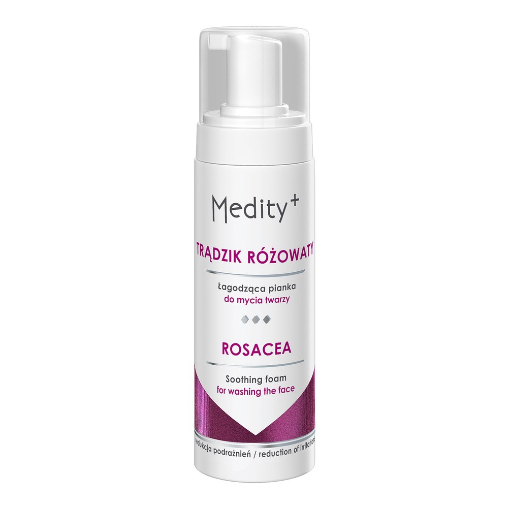 Medity+ trądzik różowaty pianka 150 ml