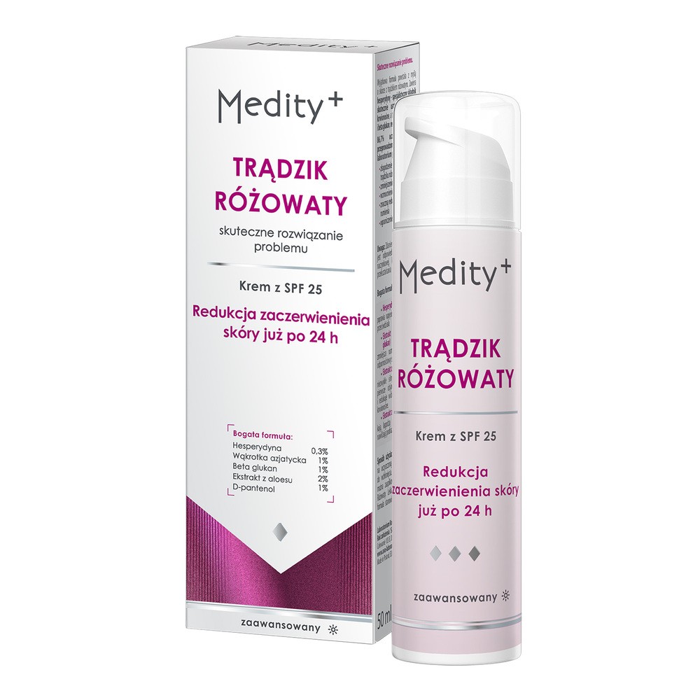 Medity+ Trądzik Różowaty Krem na dzień SPF25 50 ml