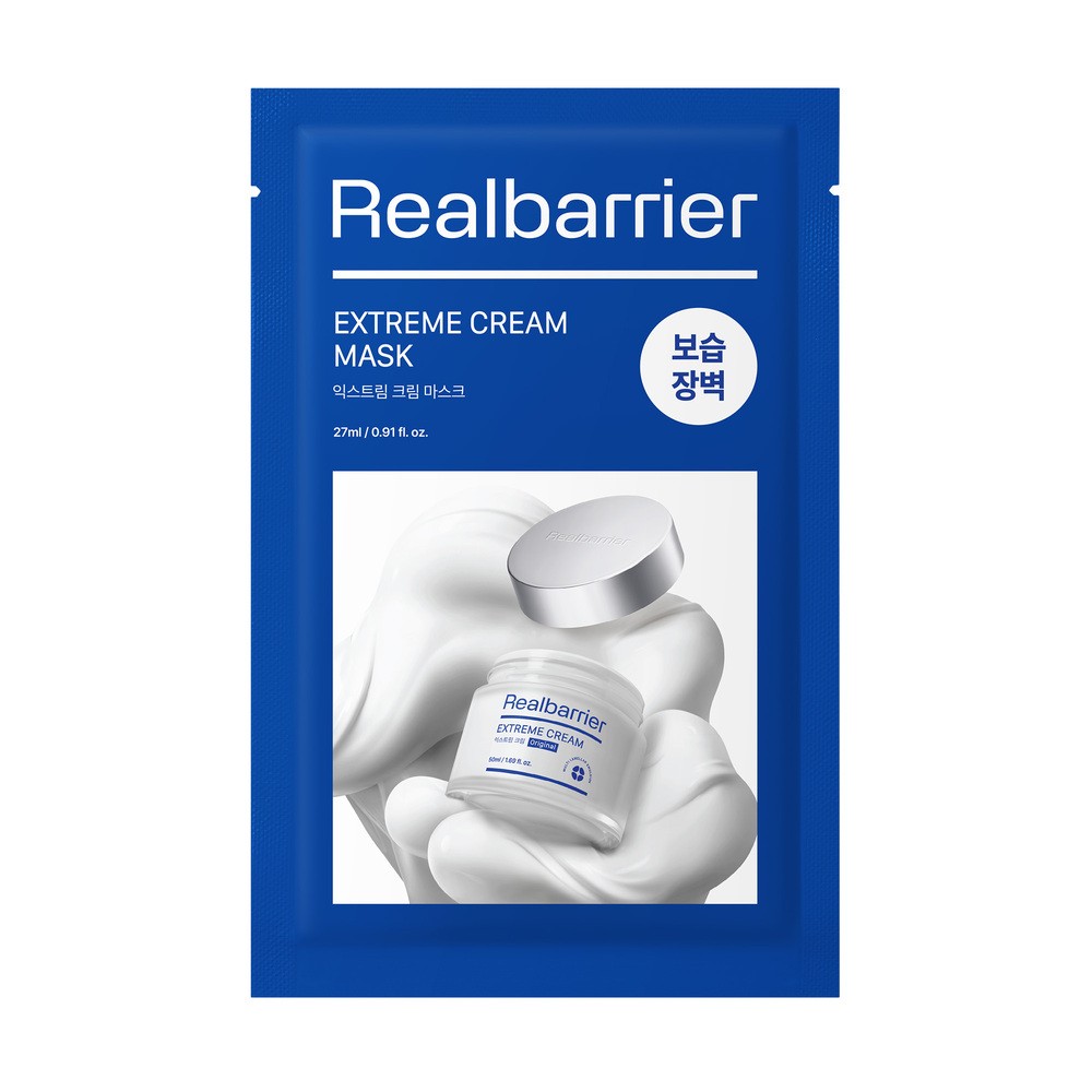 REAL BARRIER EXTREME CREAM MASK Intensywnie nawilżająca maska w płachcie 27 ml