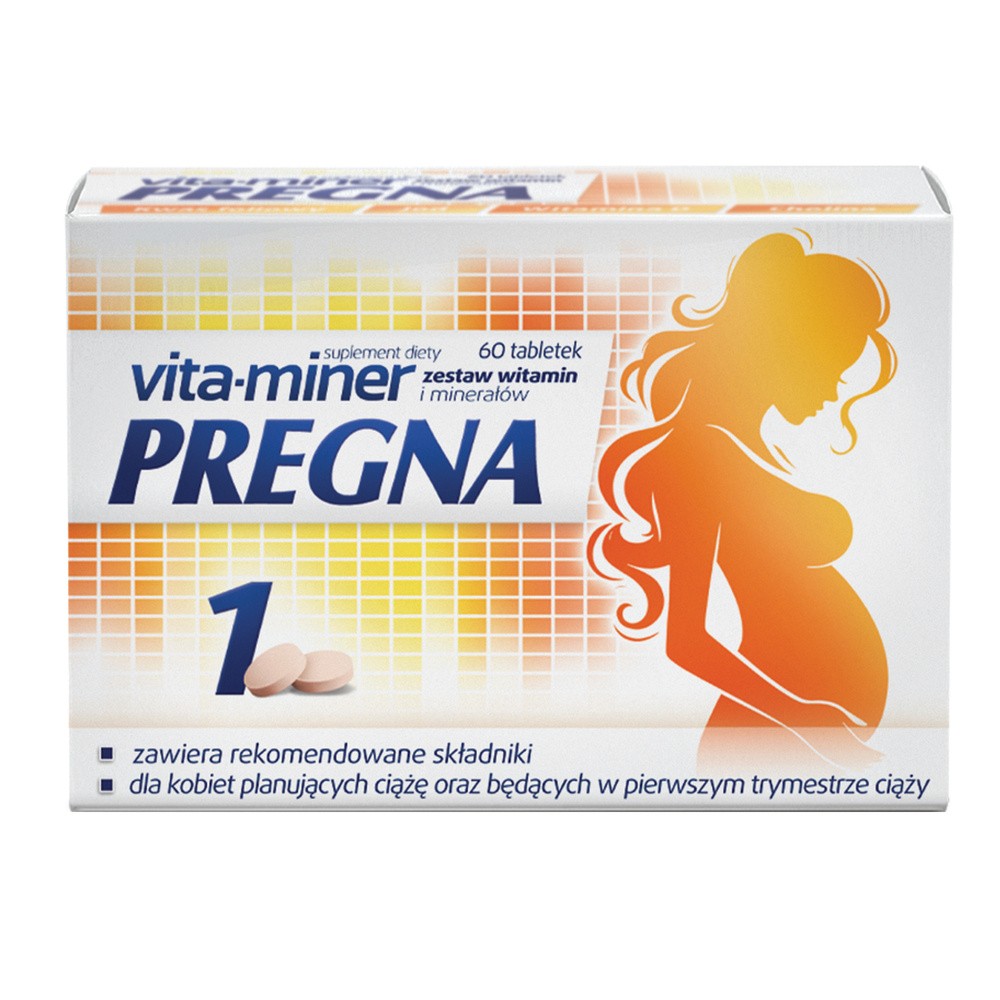 Vita-miner Pregna, 60 tabletek
