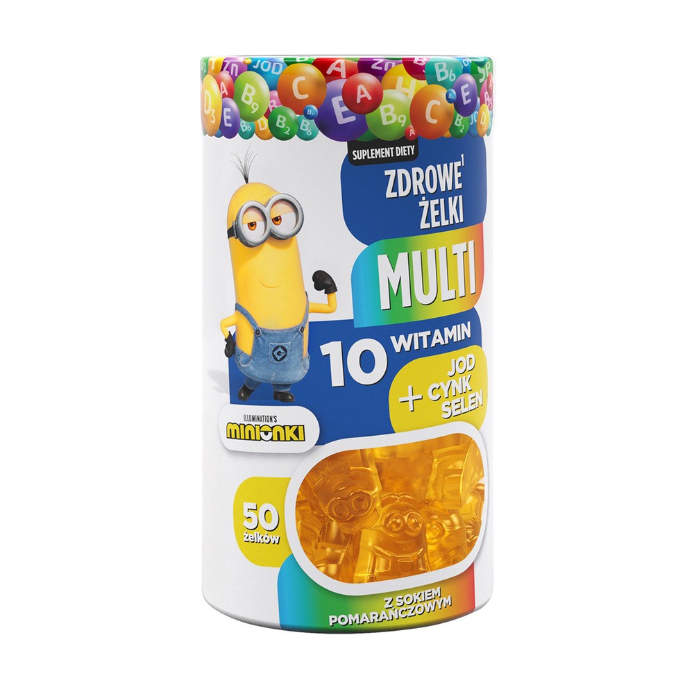 Minionki Multi Zdrowie żelki witaminowe dla dzieci od 4 r.ż.