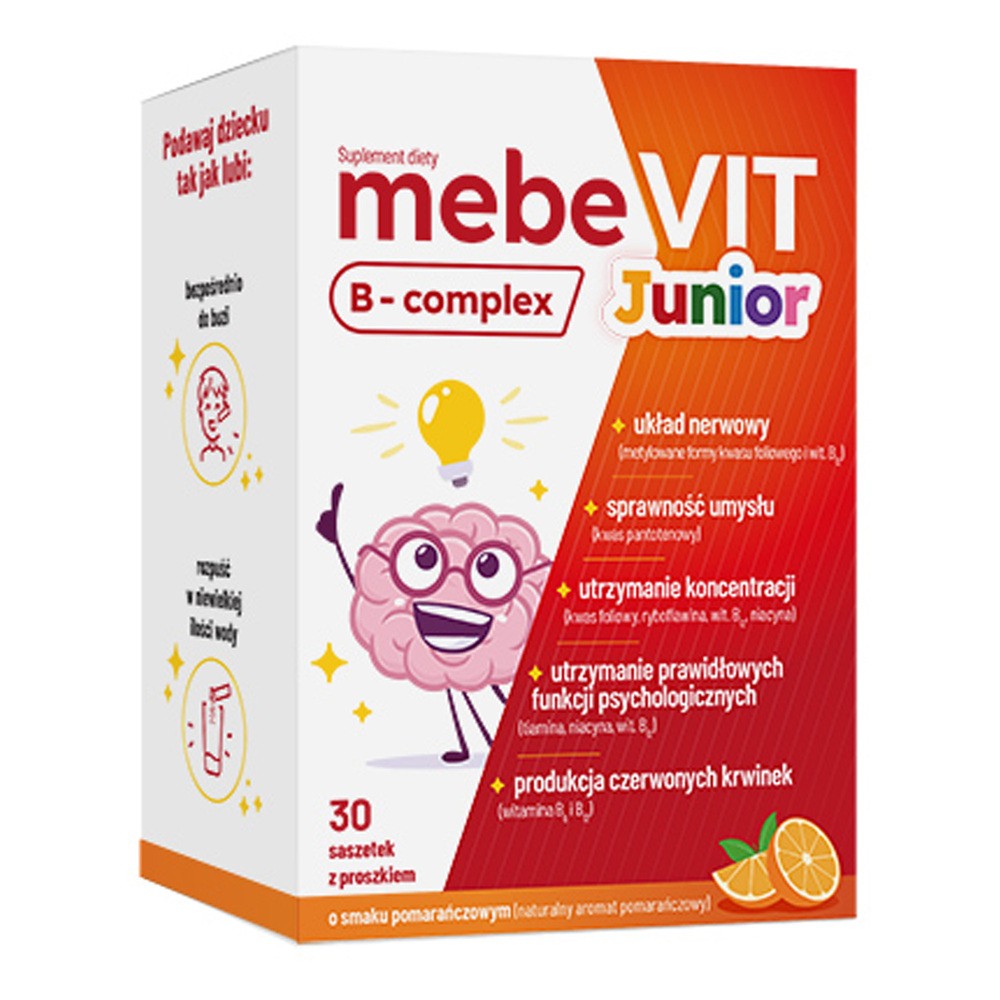 Mebevit B-Complex Junior, 30 saszetek