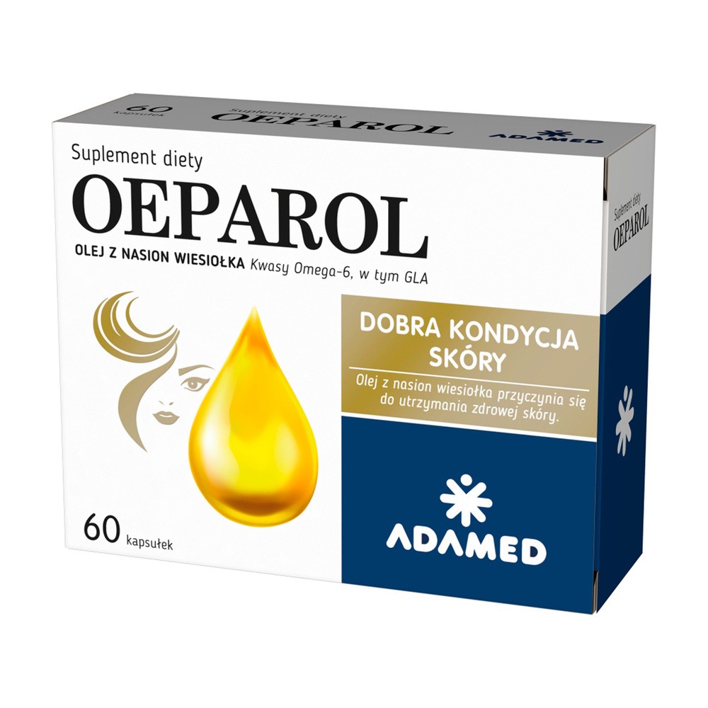 Oeparol, olej z nasion wiesiołka, 60 kapsułek