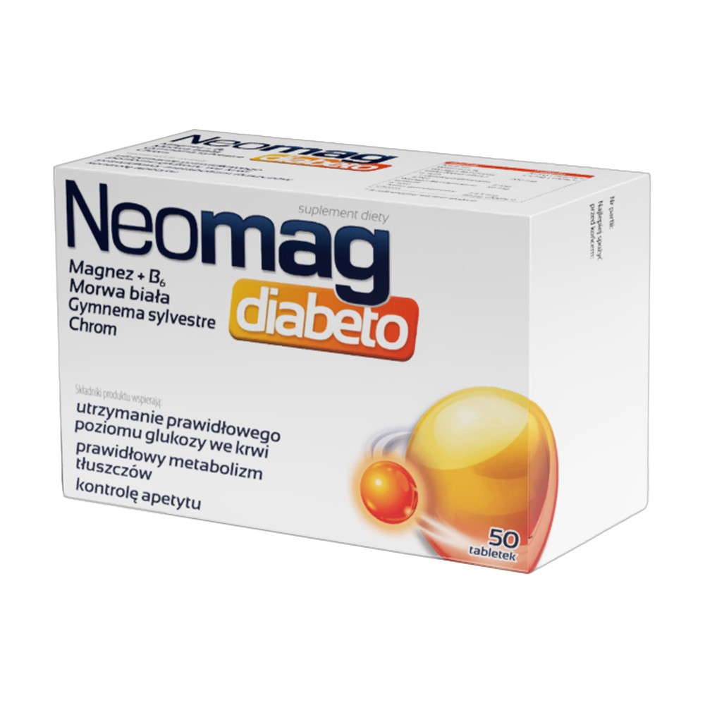 NeoMag Diabeto, 50 tabletek
