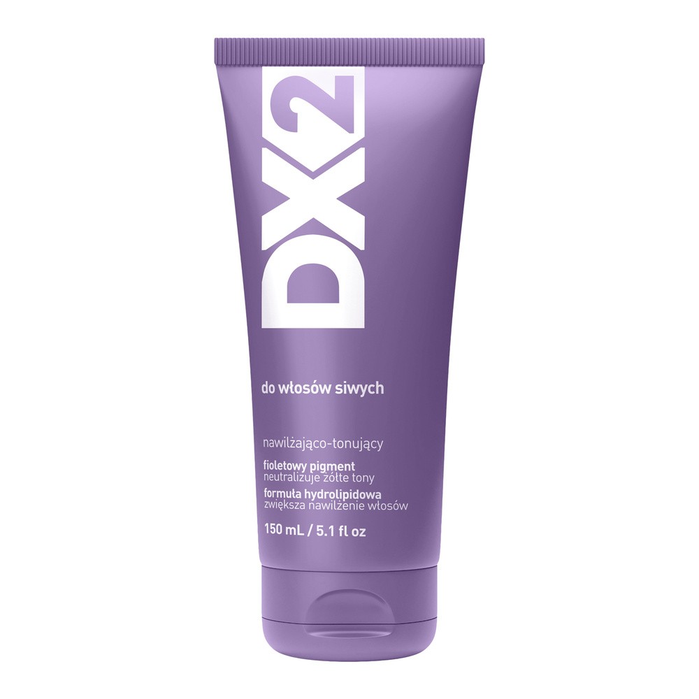 DX2, szampon dla mężczyzn, nawilżająco-tonizujący, do włosów siwych, 150 ml