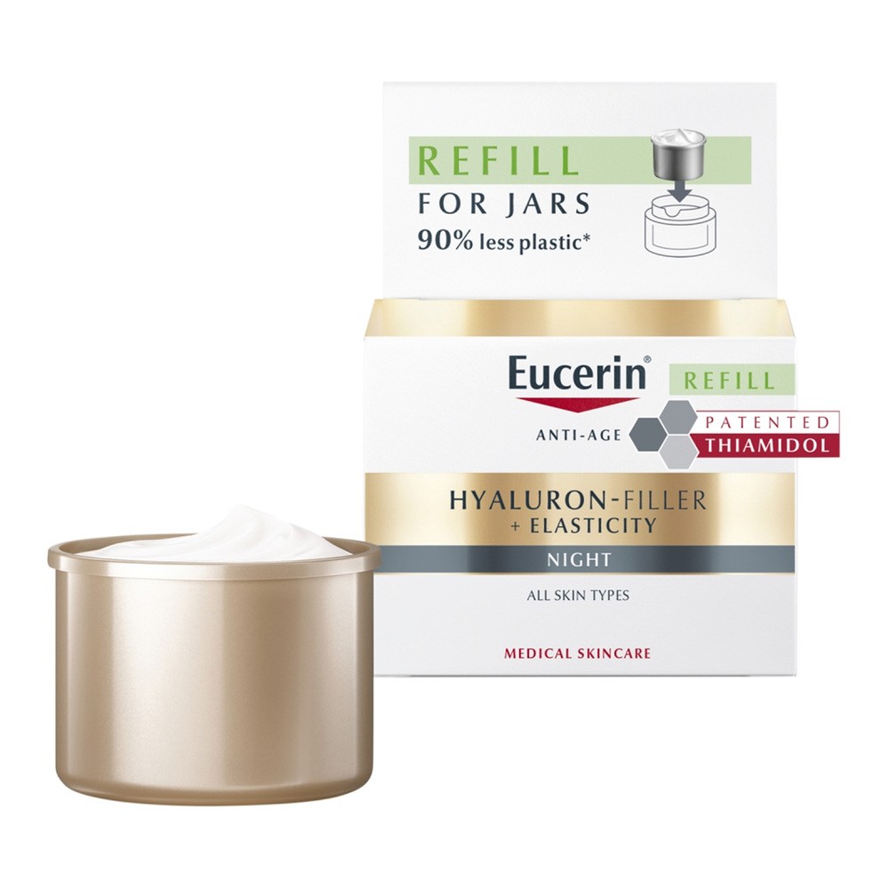 Eucerin Hyaluron-Filler + Elasticity Krem na noc, Refill
