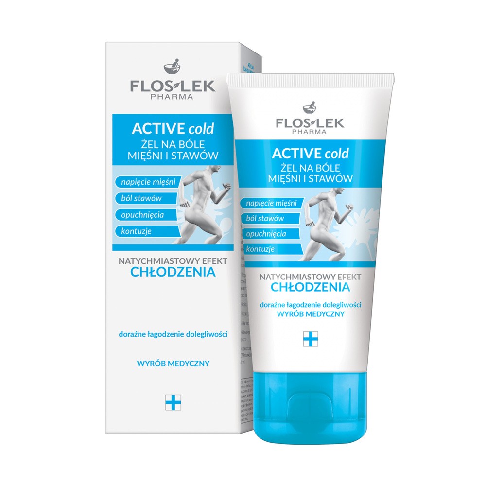 Floslek Active cold, żel na bóle mięśni i stawów, 100 ml