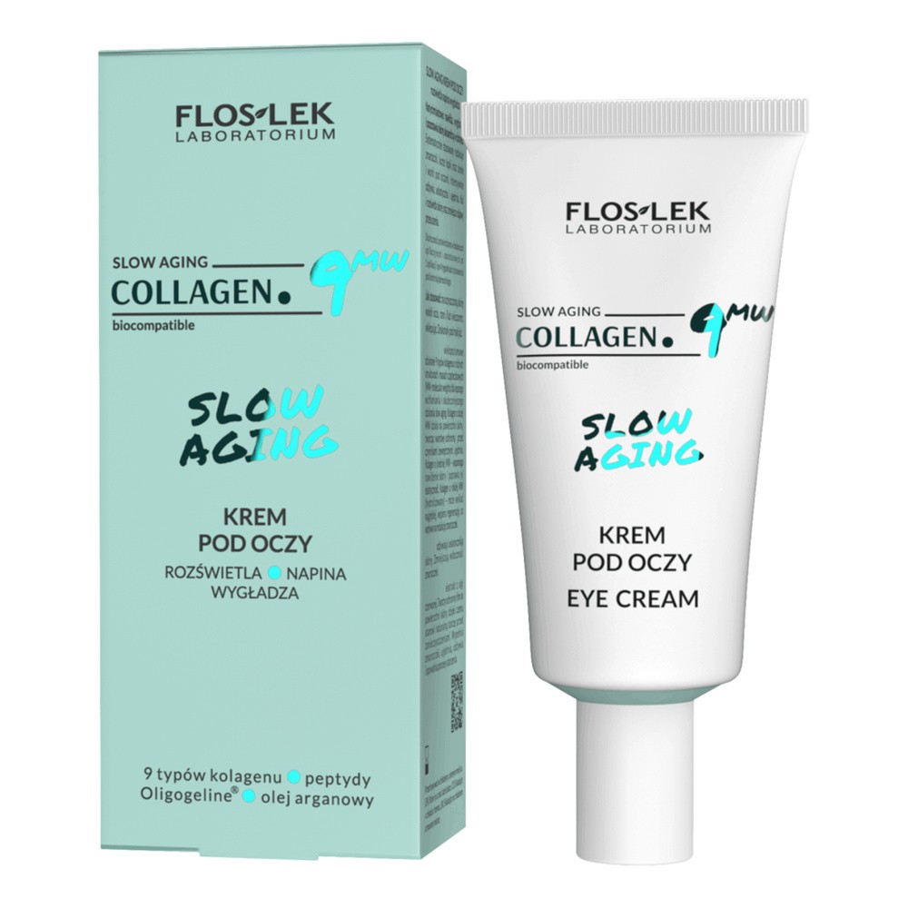 Floslek Laboratorium Collagen. 9MW Slow Aging, krem pod oczy, 30 ml