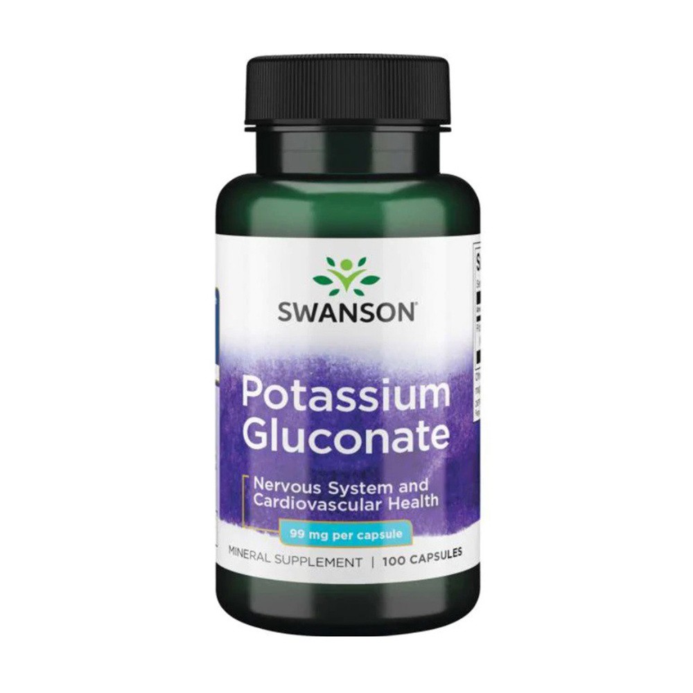 SWANSON Potassium Gluconate 99mg 100caps