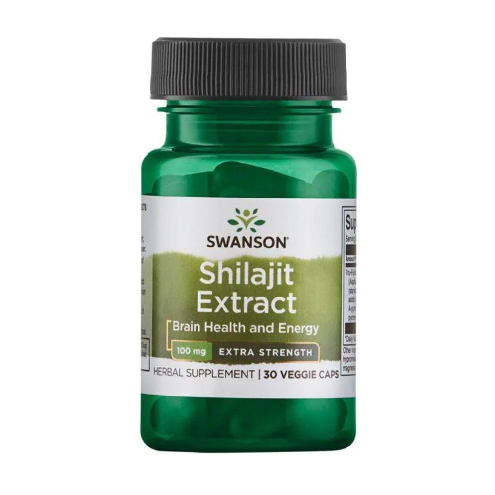 Ekstrakt Swanson Shilajit - 100 mg, 30 kapsułek