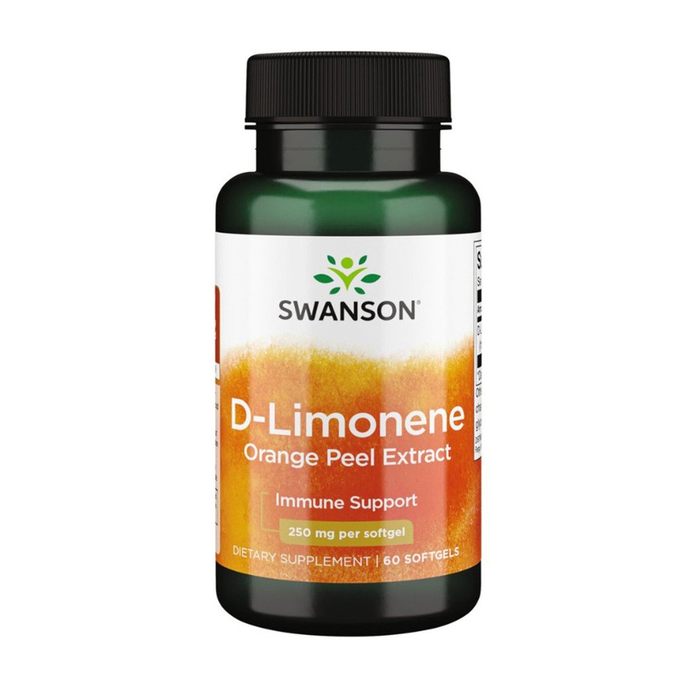 Swanson D-Limonene Orange Peel Extract 250 mg Kapsułki, 60 szt.
