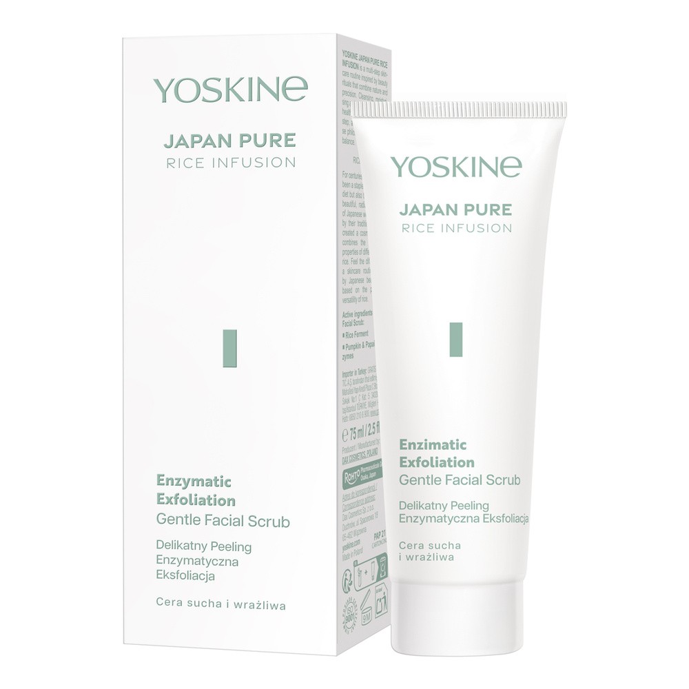 YOSKINE Japan Pure Delikatny peeling Enzymatyczna Eksfoliacja 75ml