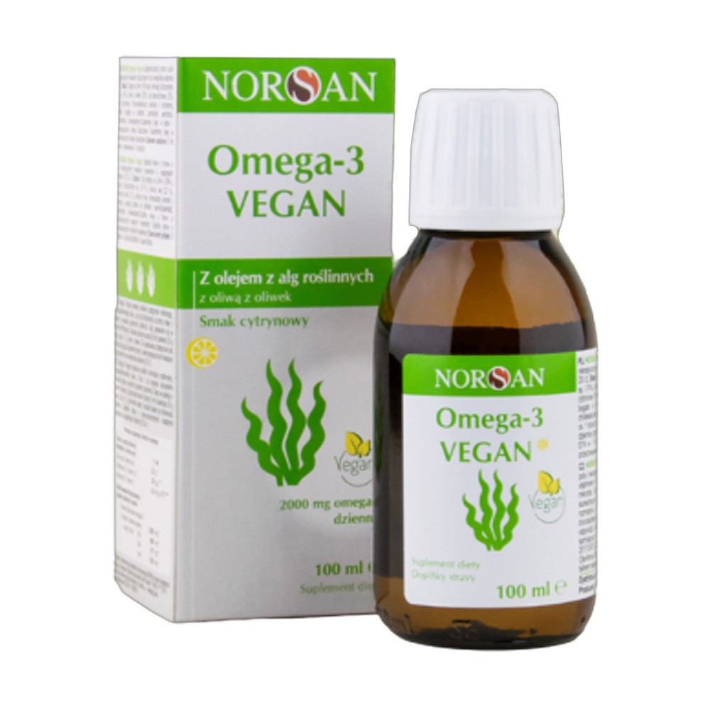 NORSAN Omega-3 Vegan (Olej z alg morskich) 100ml