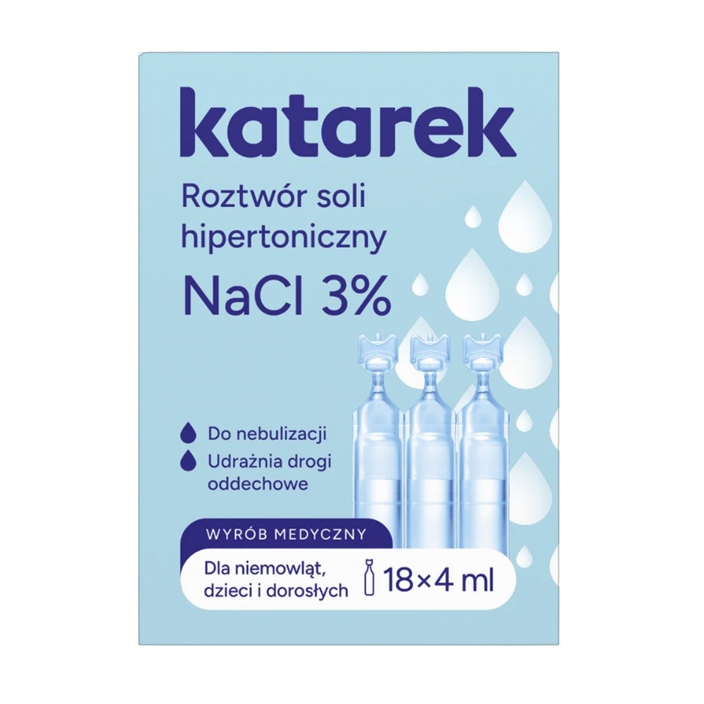 Katarek Ampułki Sól Hipertoniczna NACL 3%