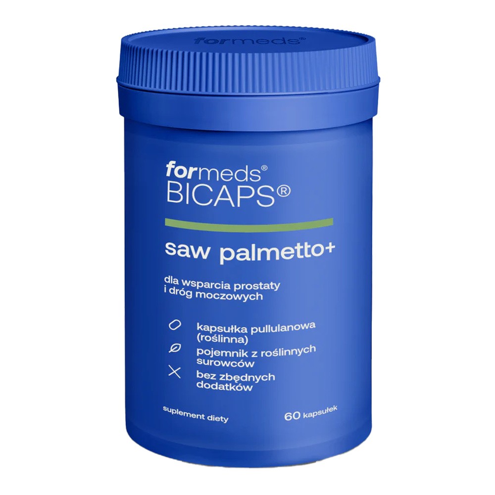 Formeds Bicaps Saw Palmetto+, 60 kapsułek