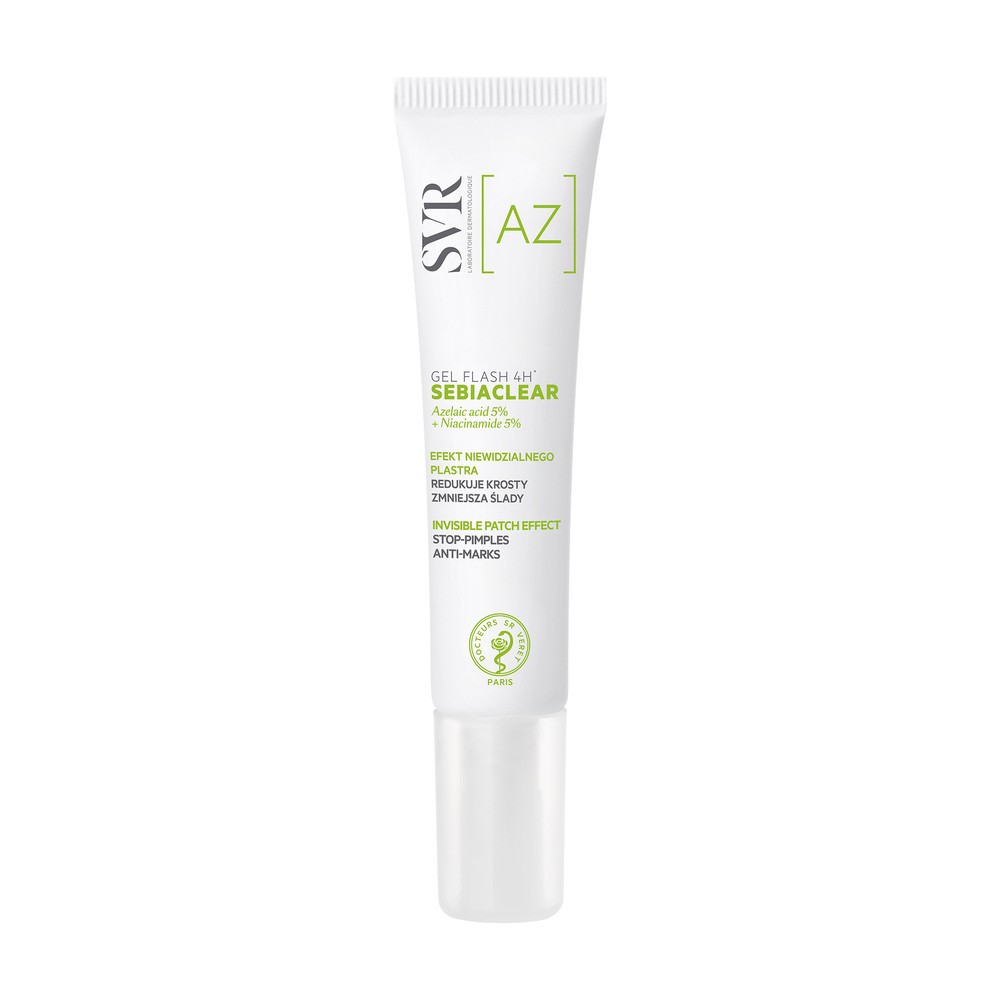 SVR Sebiaclear Gel Flash 4 H Żel na niedoskonałości punktowy, 15 ml