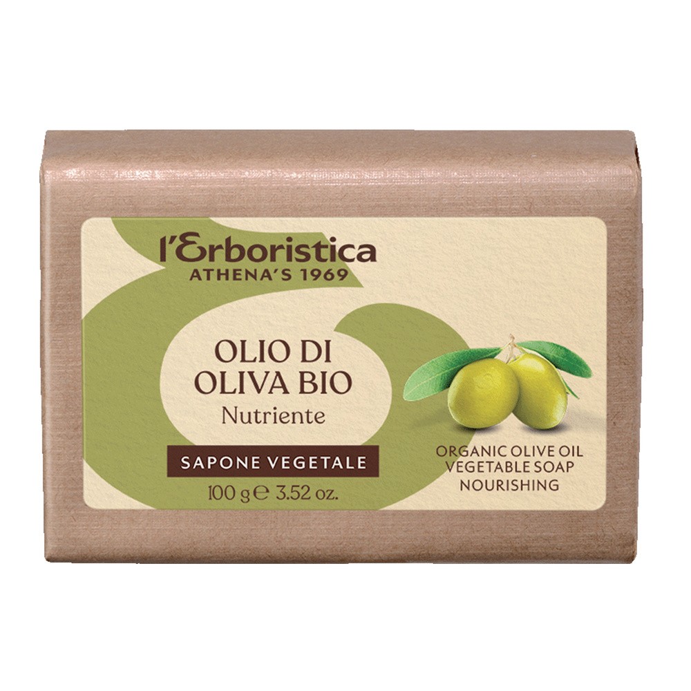 L'Erboristica, roślinne mydło z oliwą z oliwek, 100 g